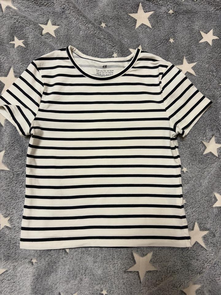 Лонгслив и футболка H&M для девочки 10-12 лет