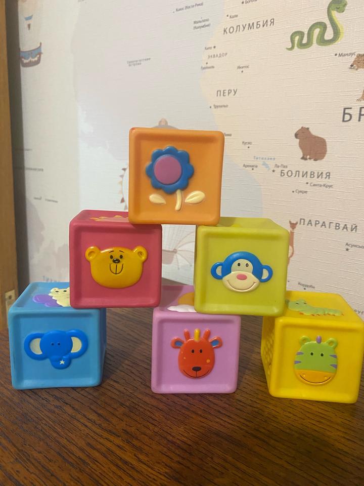 Кубики резиновые