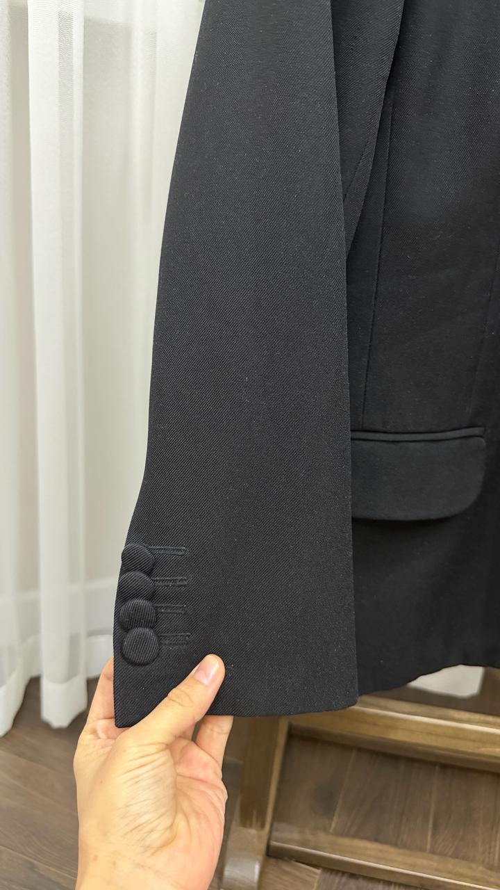 Черный пиджак Courage Couture размер S-M оверсайз фасон