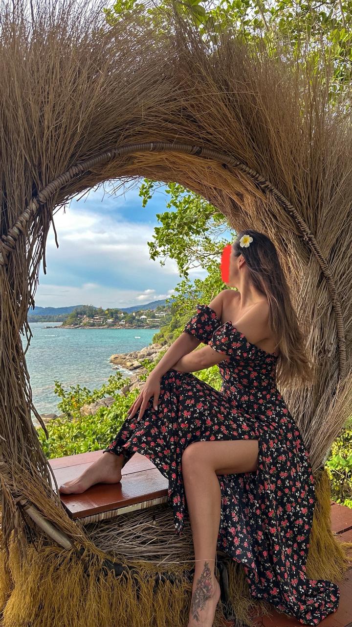 Летний сарафан-корсет с разрезом (2 цвета)