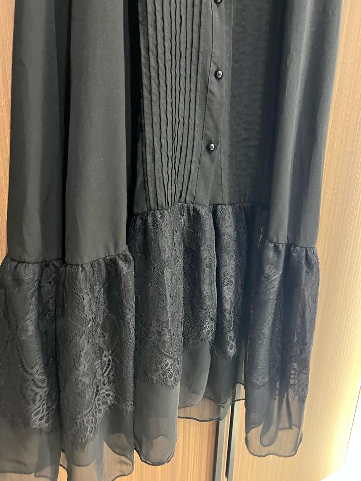 Новое платье с кружевом макси