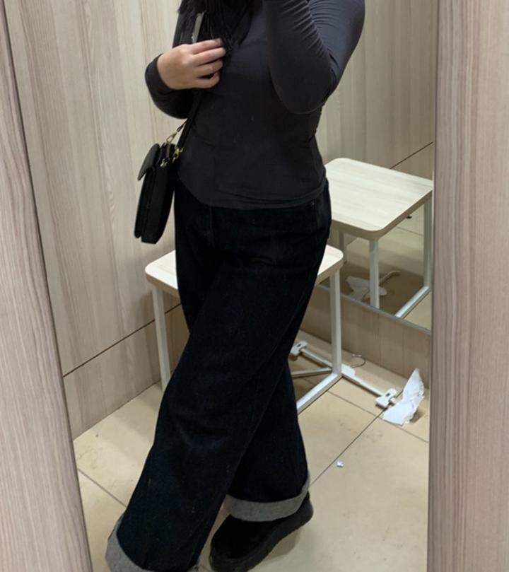 джинсы темно синие