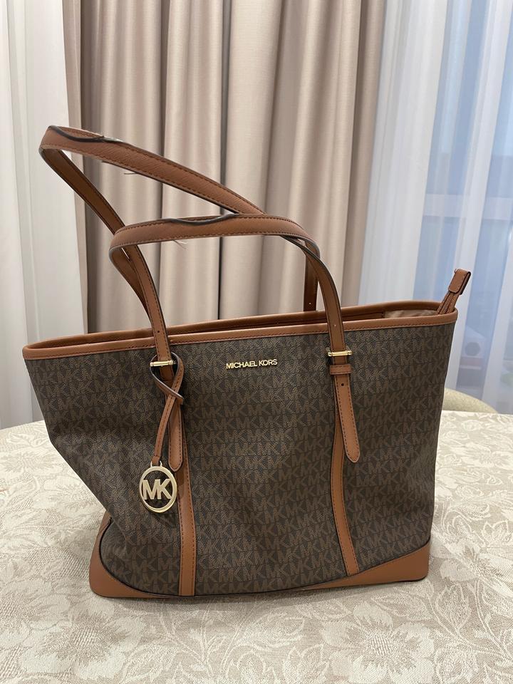 Michael Kors Jet Set Travel Large Logo Tote Bag