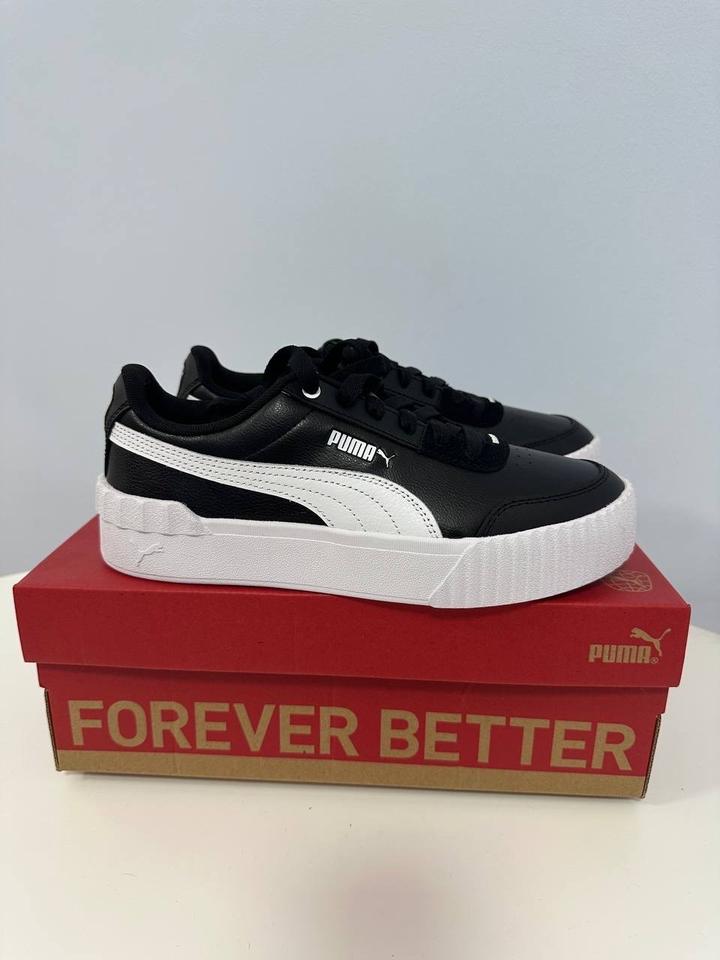 Кеды puma черные с белым