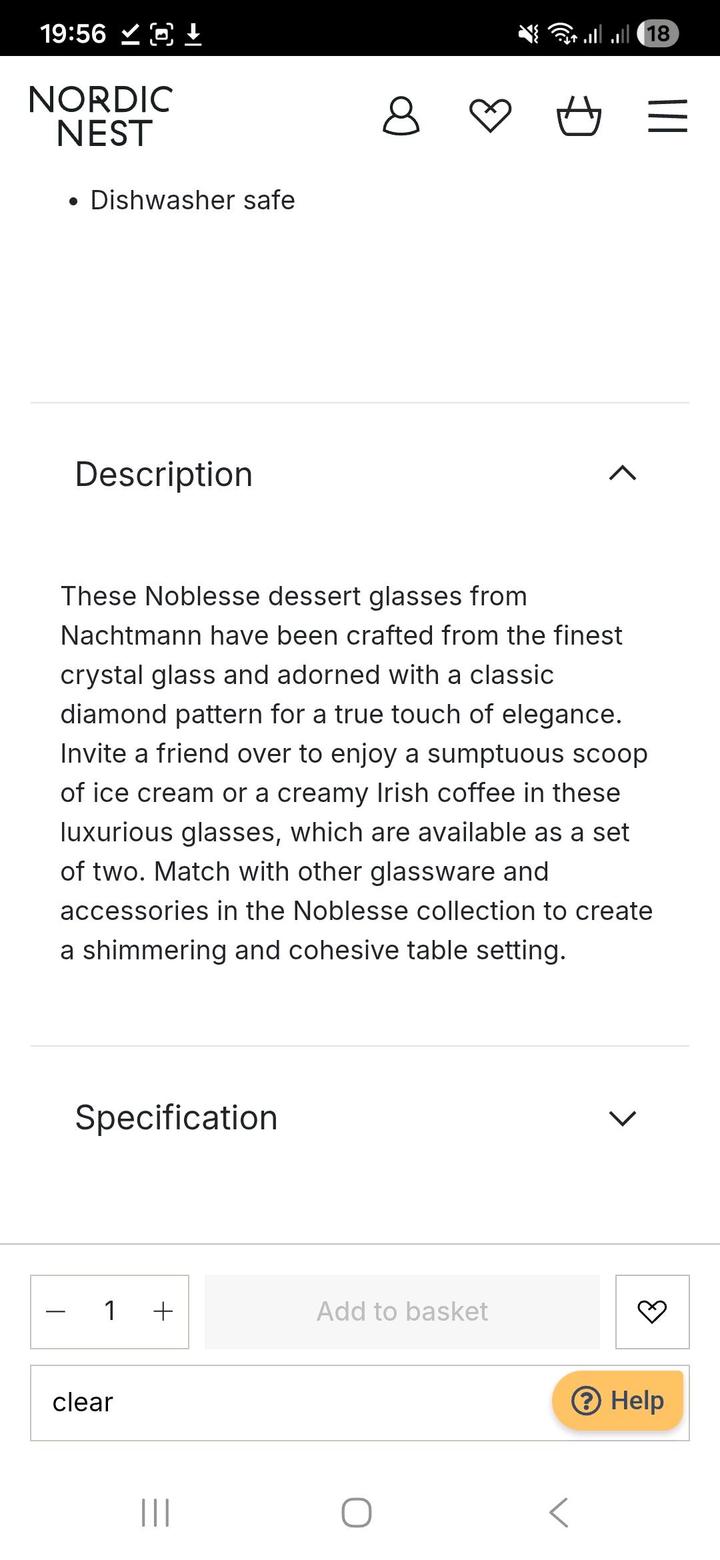 Nachtmann пара хрустальных бокалов Германия