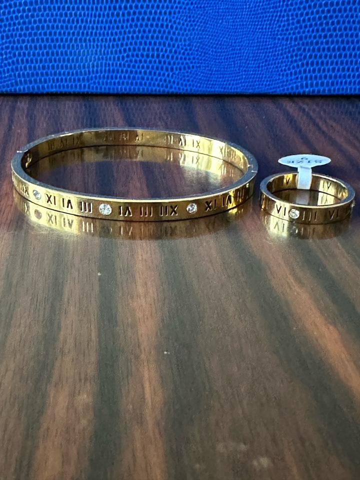 Набор кольцо и браслет