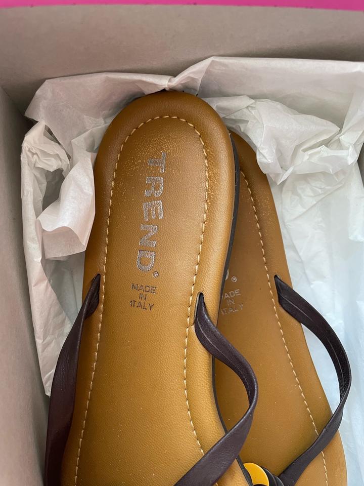 Шлепки вьетнамки кожаные