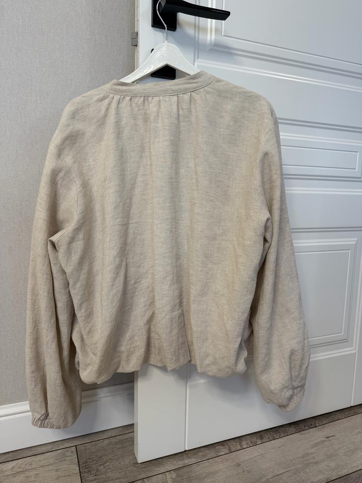 Бомбер изо льна