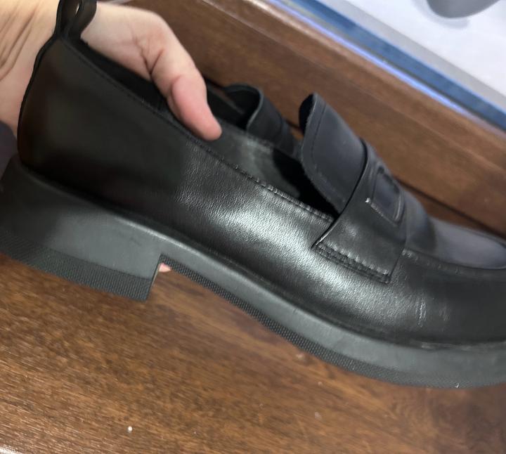 Кожанные лоферы Дагем