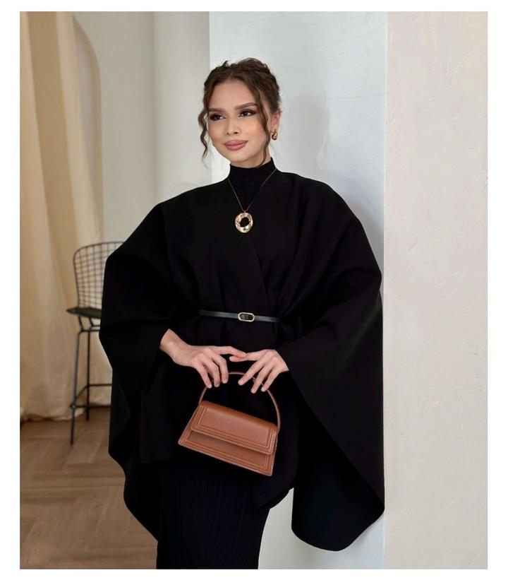 Пальто/Пончо с ремнем