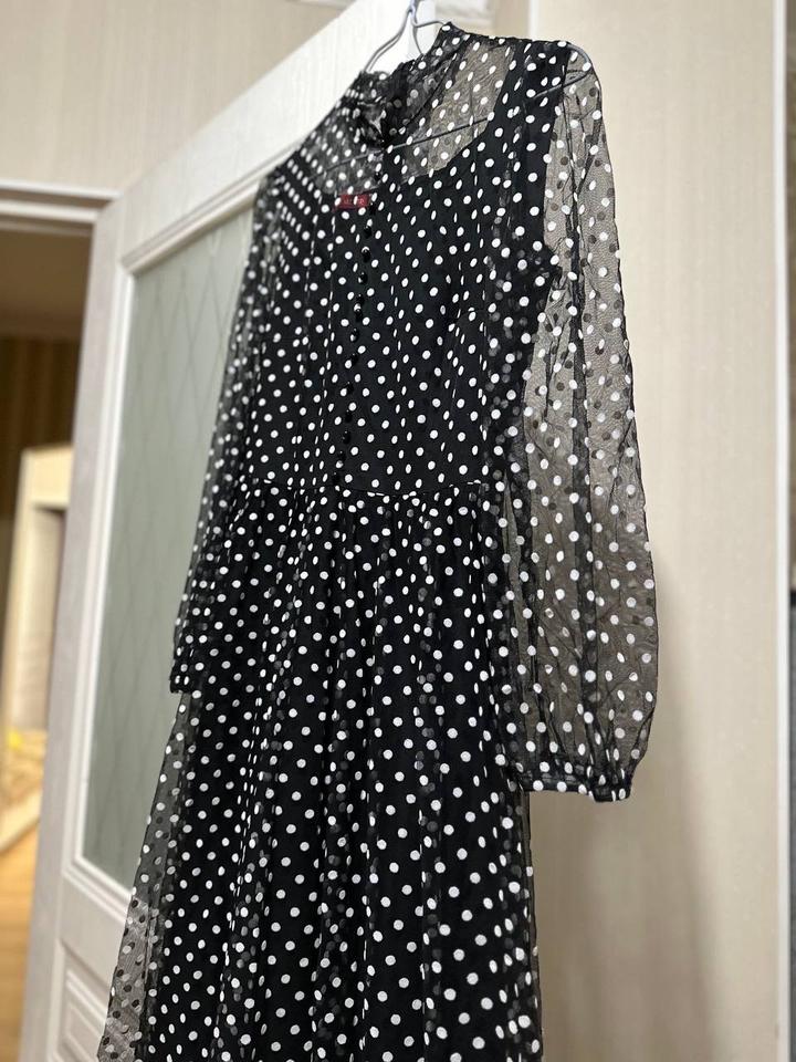 Платье в горошек