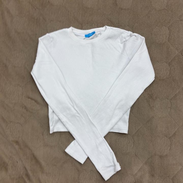 Укороченый Лонг женский белый