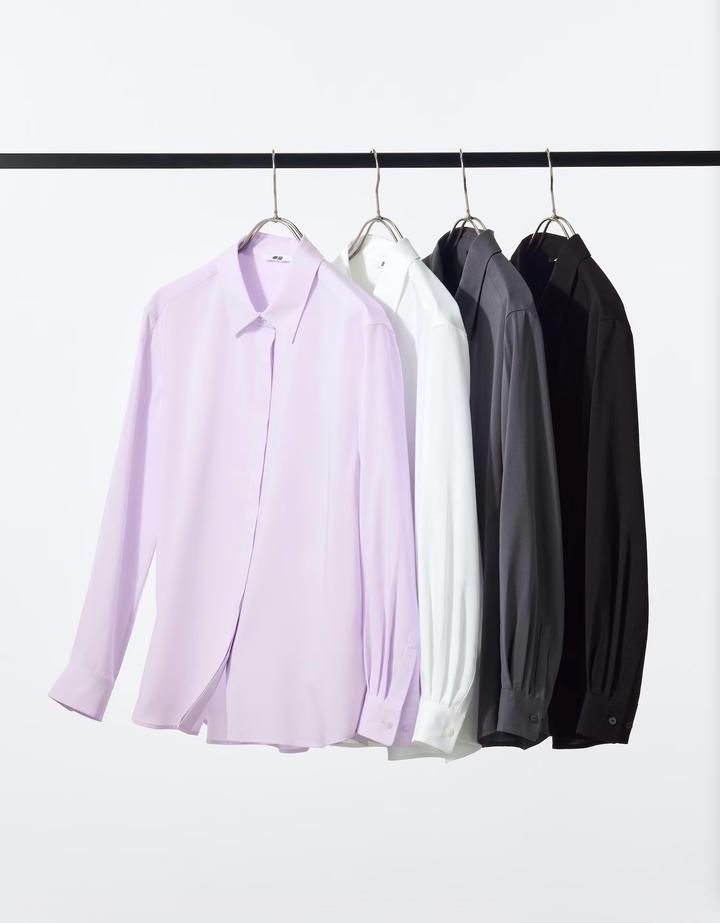 Белая рубашка Uniqlo