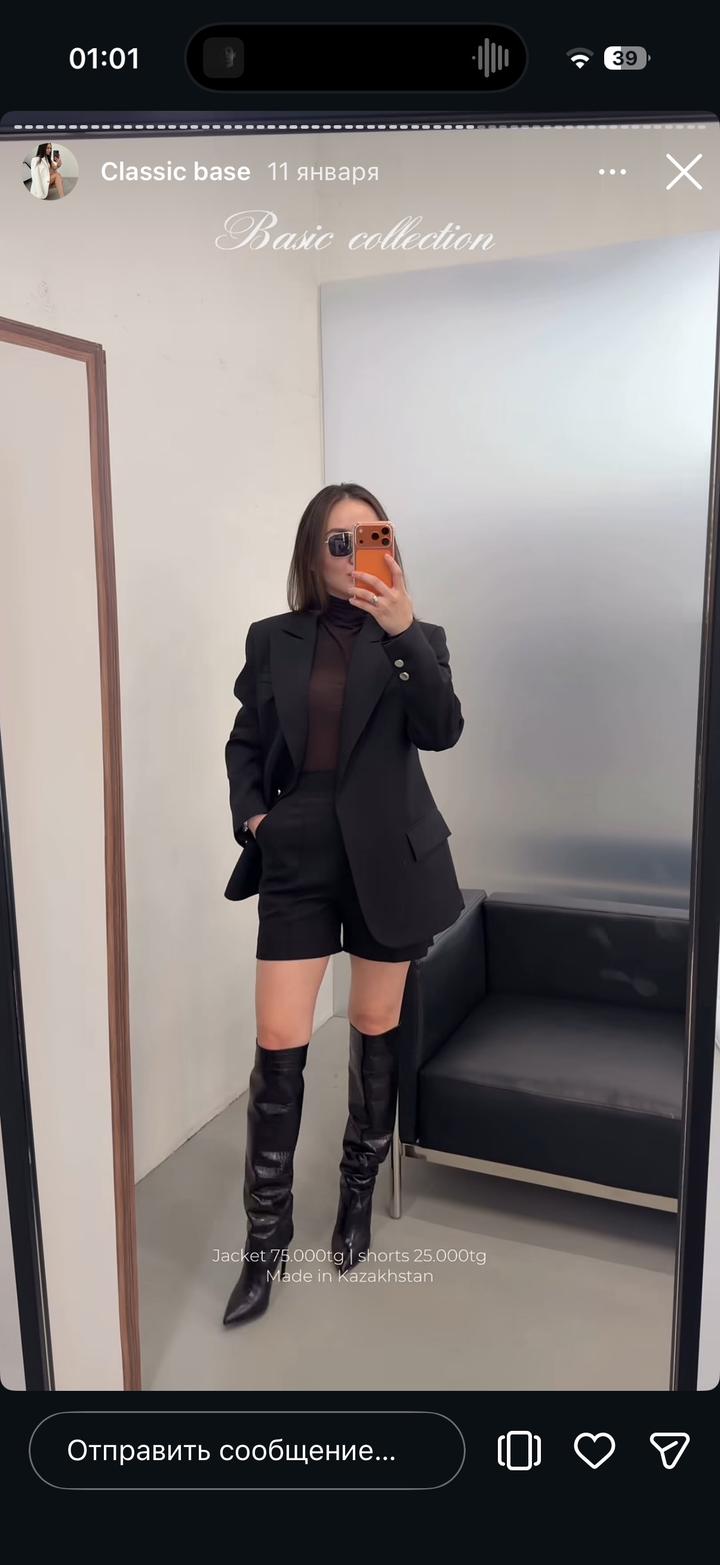 Пиджак Courage Couture Jacket оригинал женский черный костюм