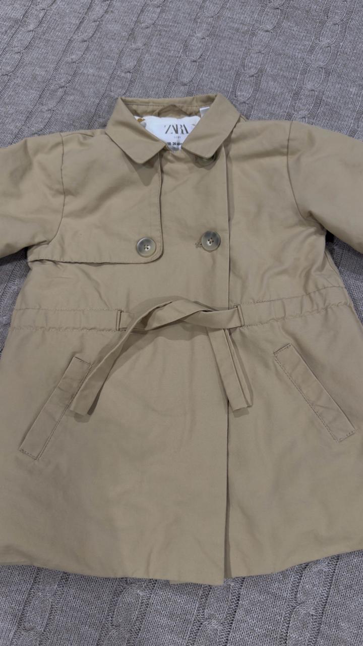 Тренч Zara baby для девочки