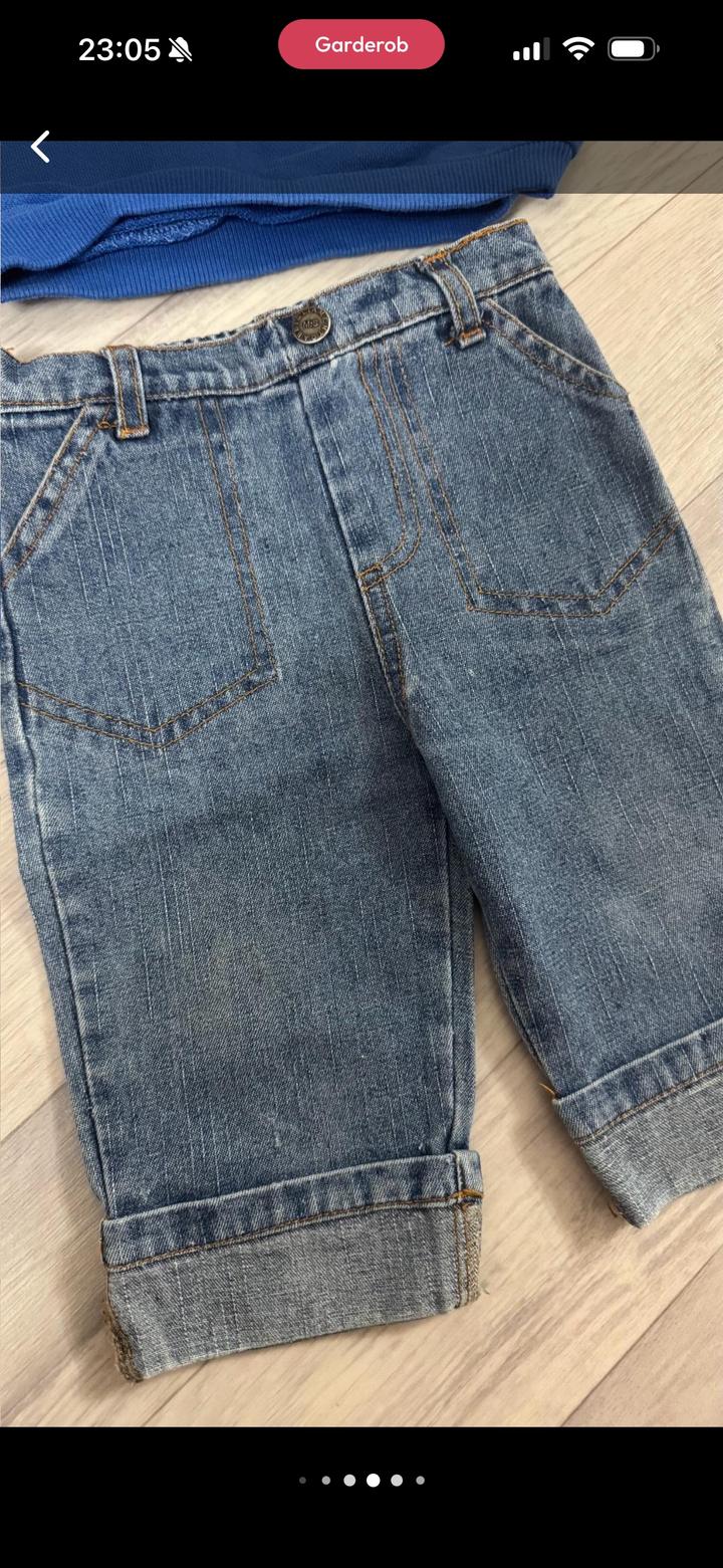 Свитшот и джинсы на 68-74