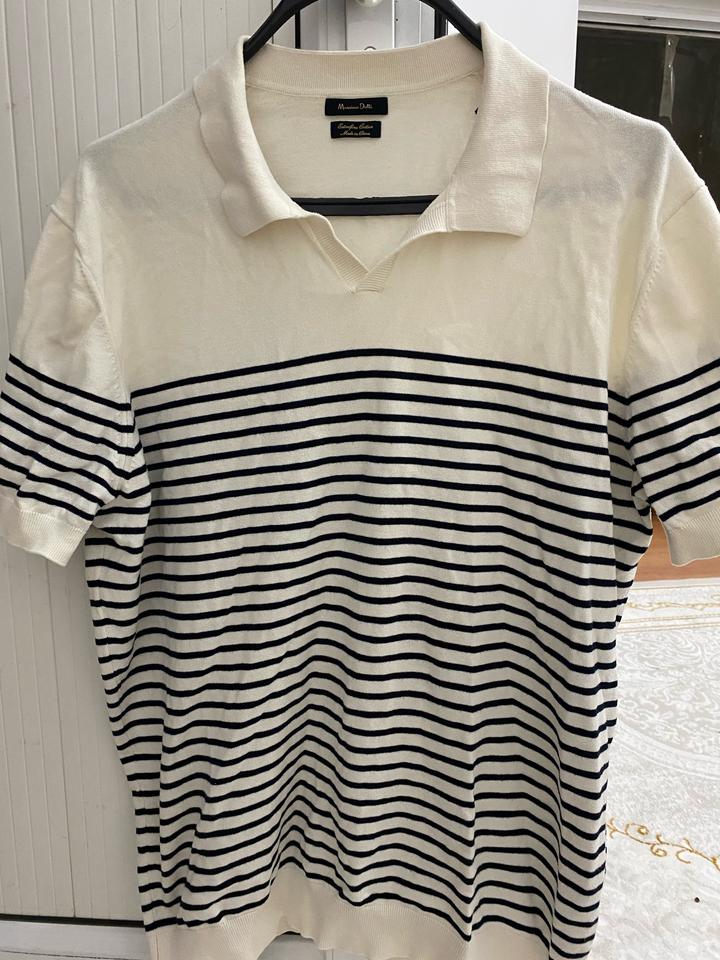 Мужская тенниска Massimo Dutti в полоску 🤍