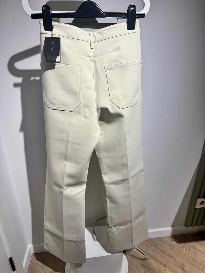Massimo Dutti, новые белые брюки со стрелками.