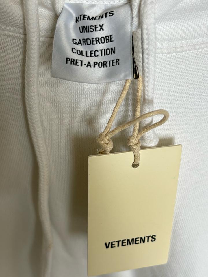 Худи Vetements белое