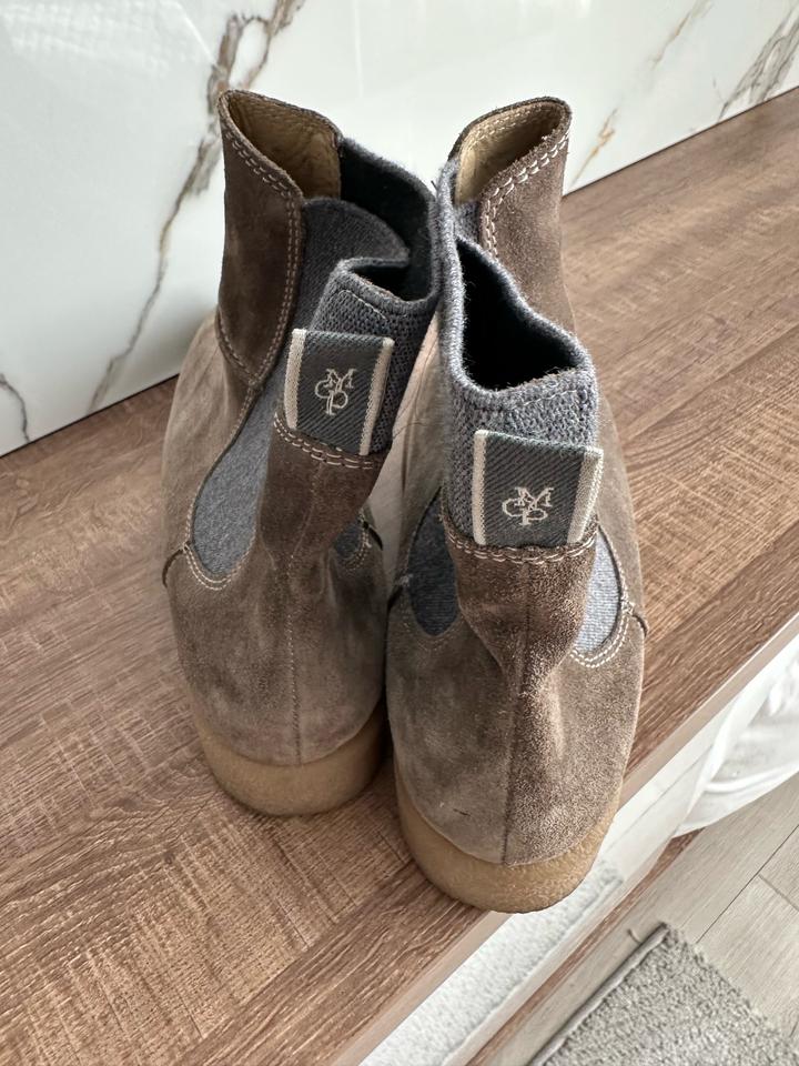 Замшевые челси- ботинки