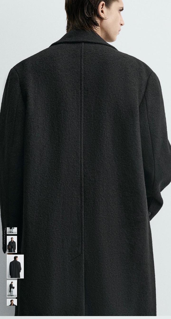 Пальто Zara 100% Шерстяное