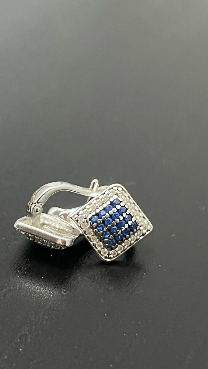 Серьги серебро, 925 проба