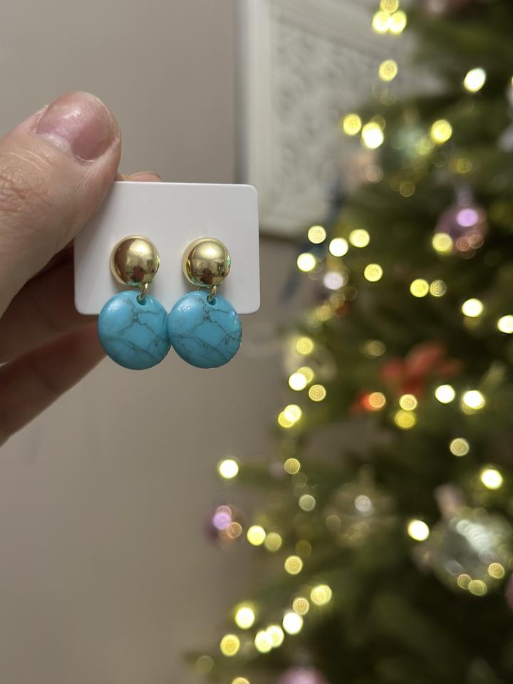 Винтажные серьги бижутерия