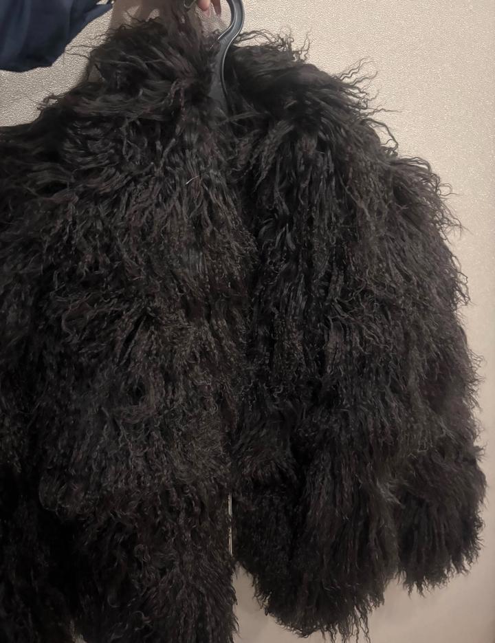 Шуба из натуральной ламы