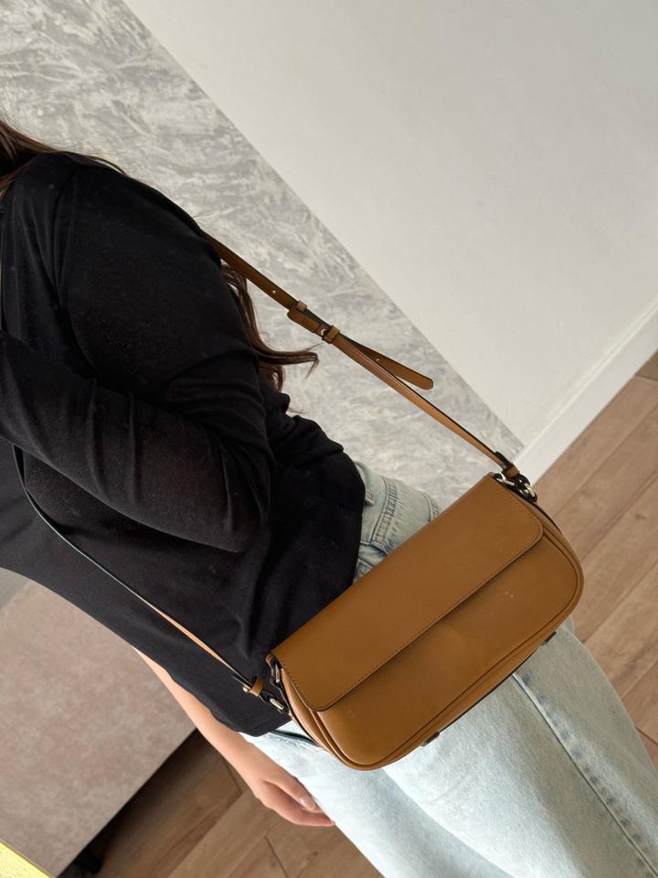 Рыжая сумка Zara