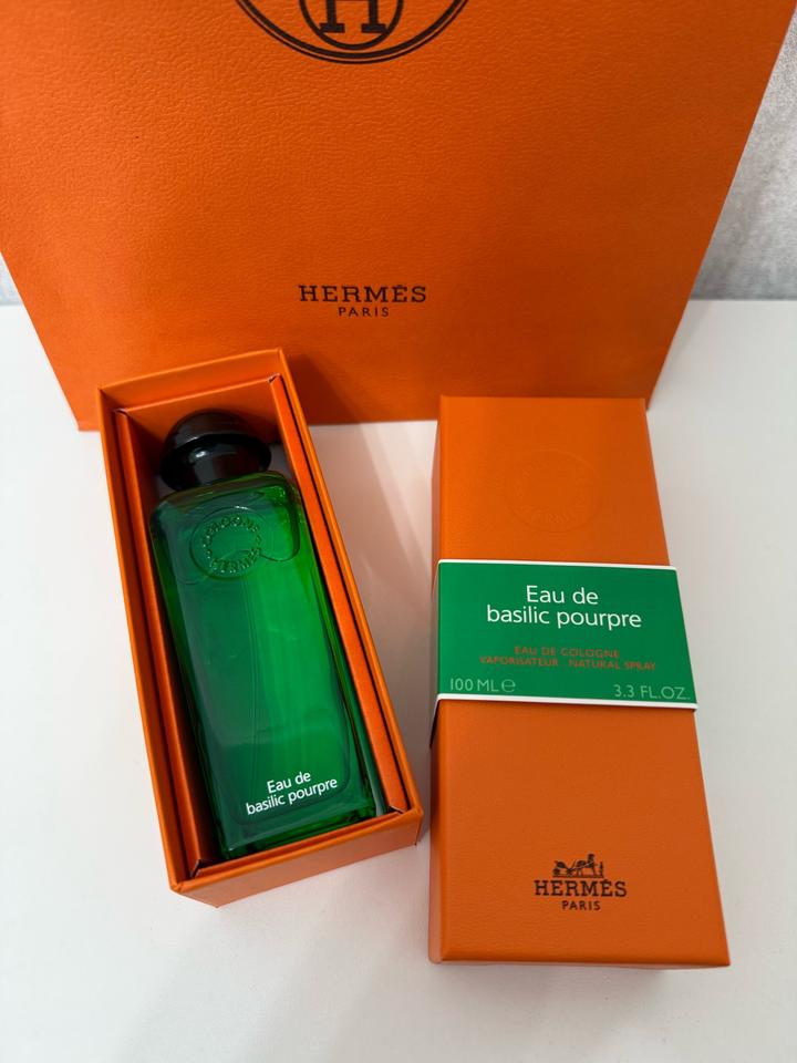 HERMÈS eau de basilic pourpre