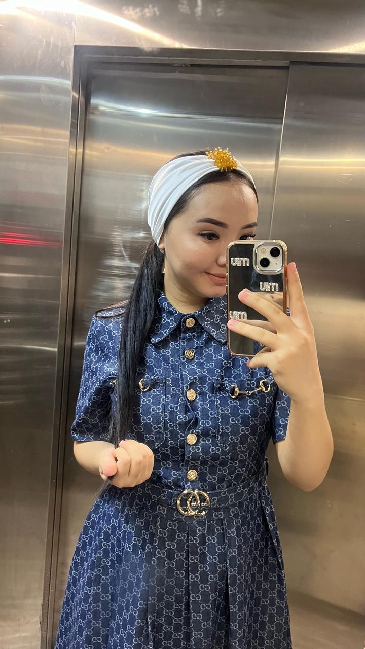 Гучи джинсовый