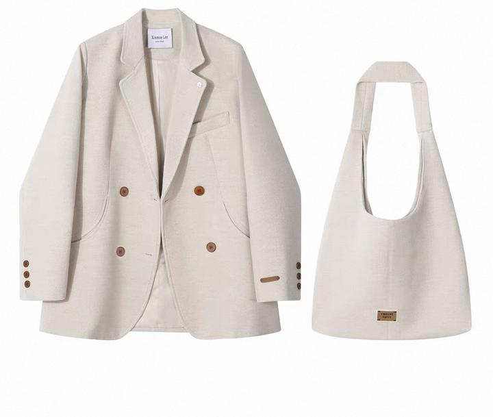 Новый пиджак с шопером