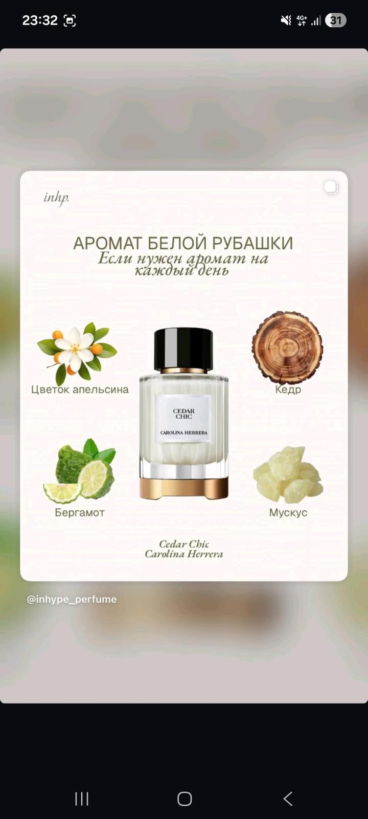 Парфюм Cedar chic