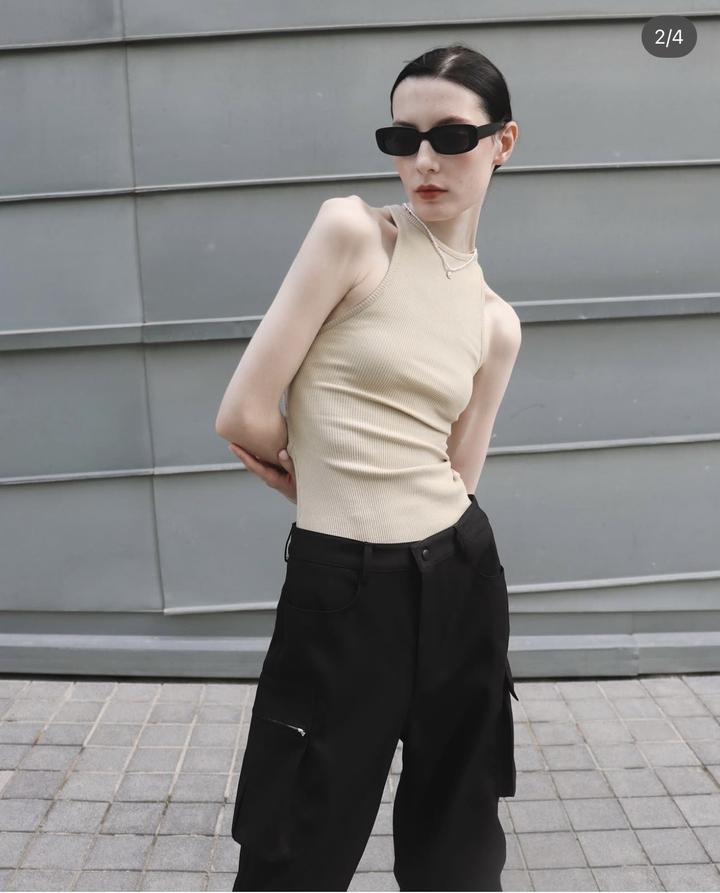 Карго штаны черные - Papermoon