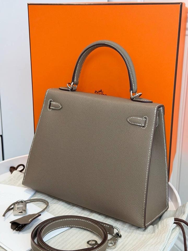 Hermes Kelly 25 Epsom Etoupe
