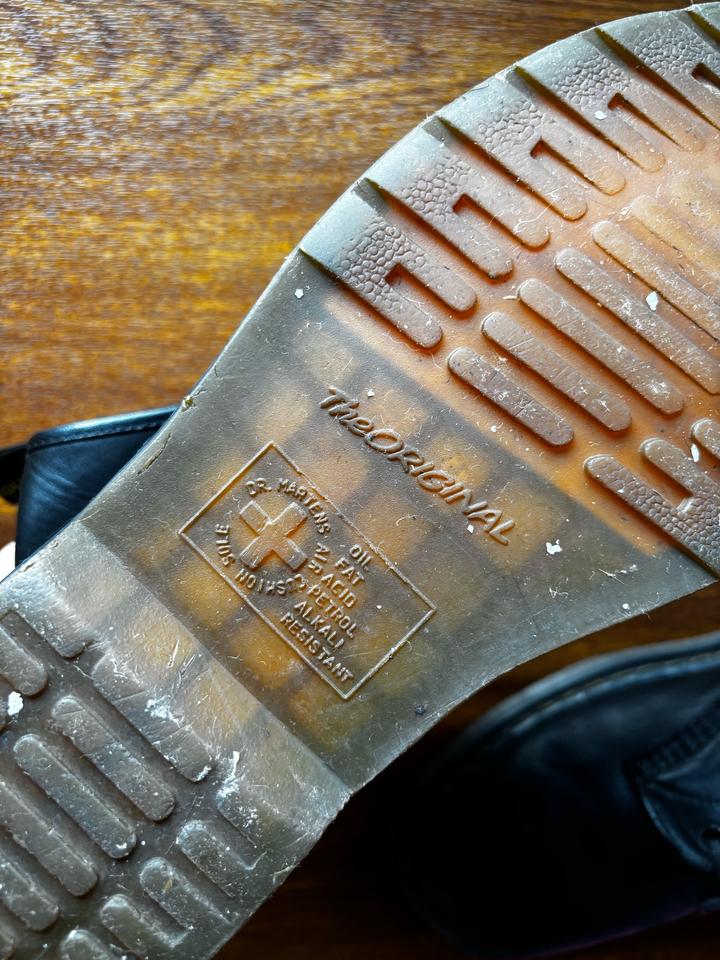Кожаные сапоги dr. Martens