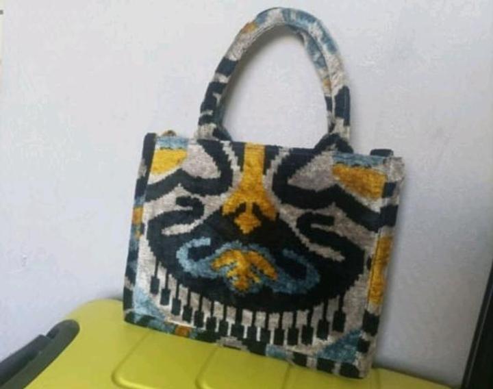Сумка тоут из узбекского бахмаля