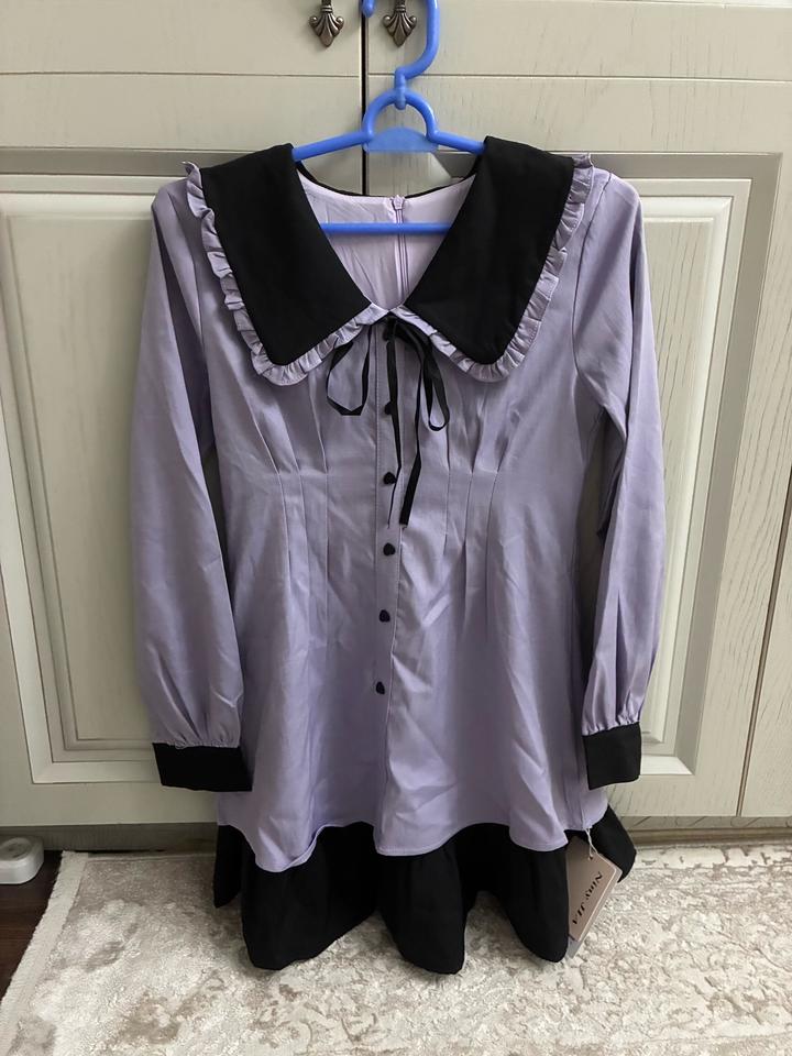 Платье с воротником Клодин