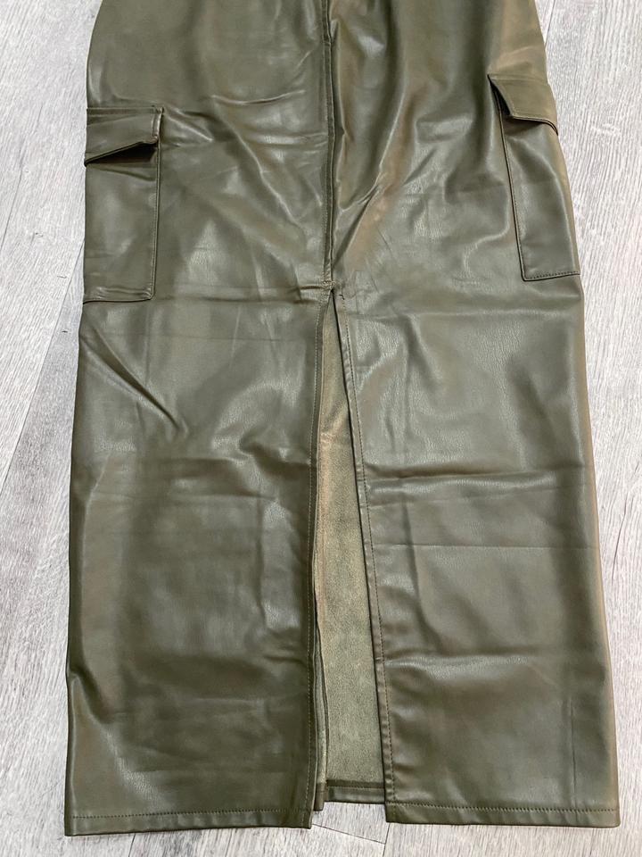 Кожаная юбка Zara