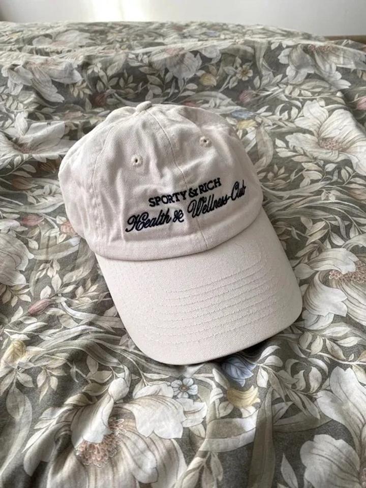 Sporty & Rich Кепка H&W Club Cream/Navy