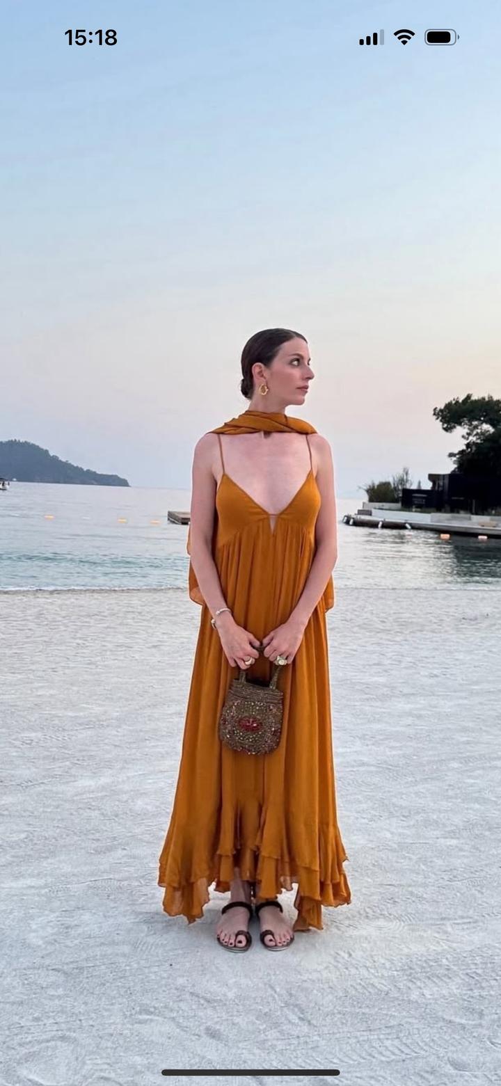 Платье Zara с накидкой