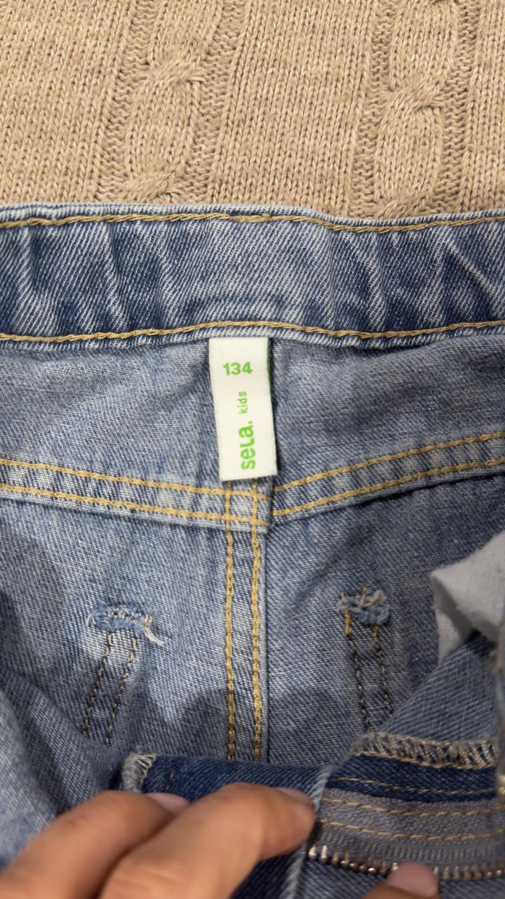 Стильные джинсы wide leg sela kids 💙