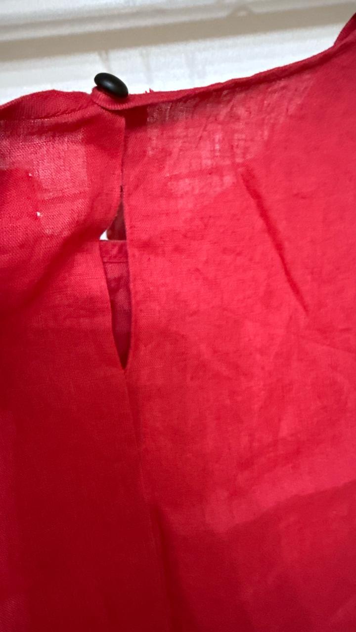 Платье из льна