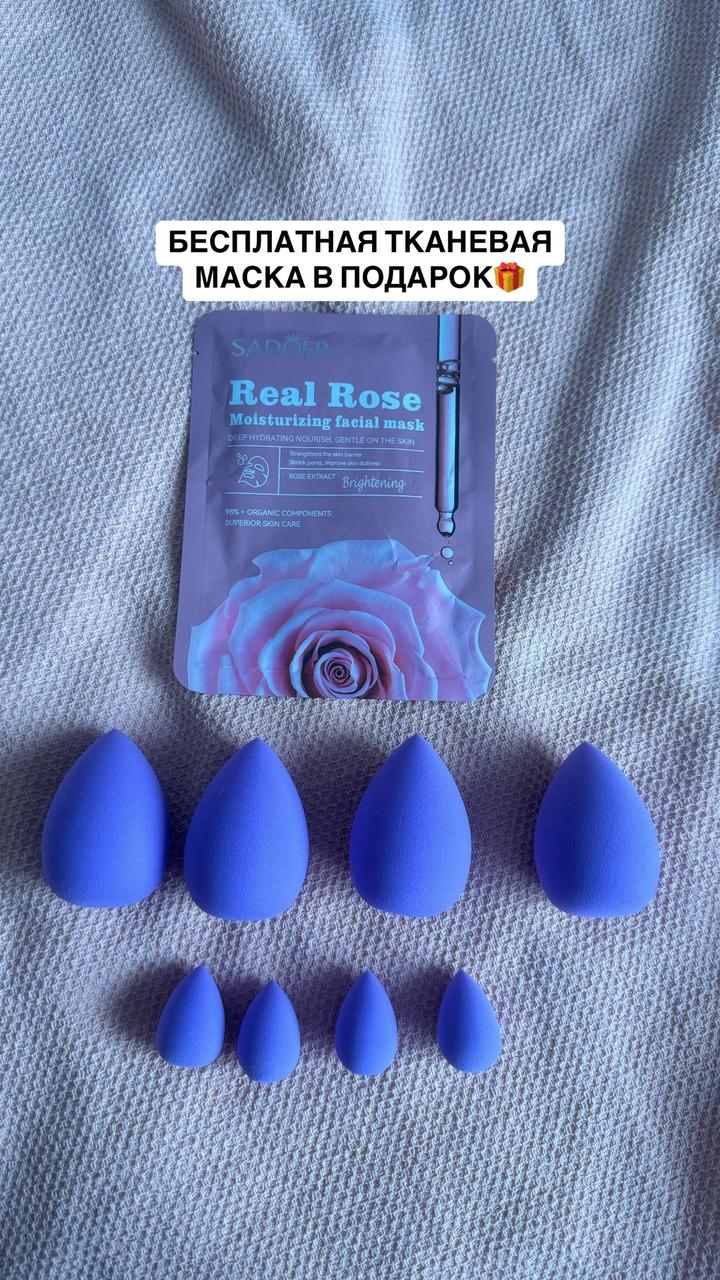 Новые спонжики для макияжа 8 штук