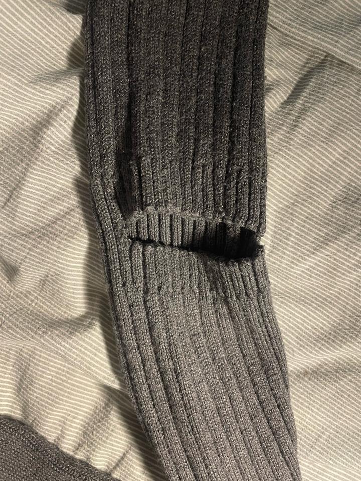 Джемпер Ribbed Sleeve с акцентными локтями