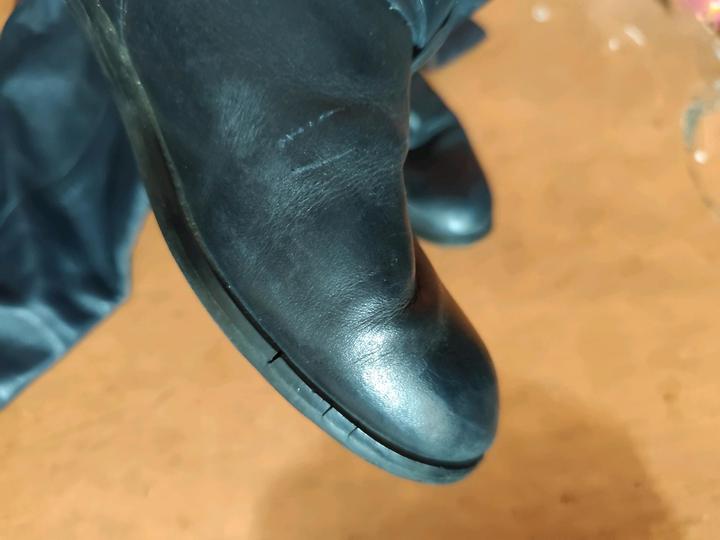 Сапоги из натуральной кожи 37