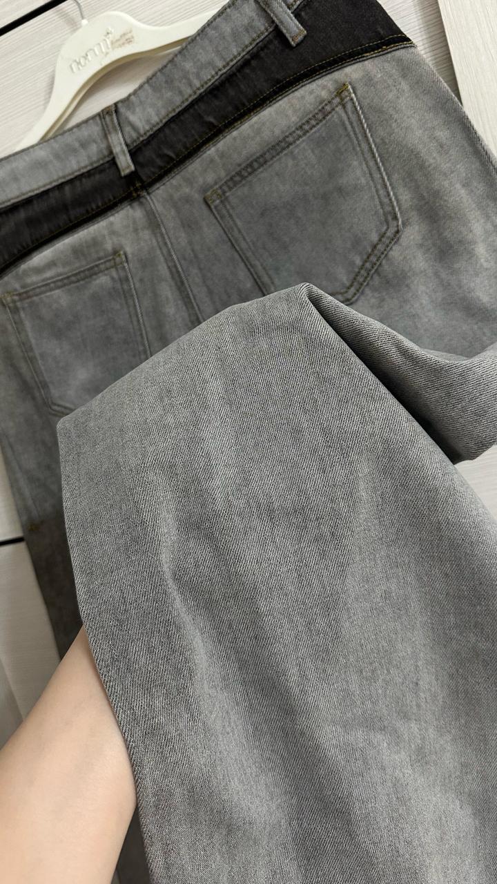 Серые джинсы Корея