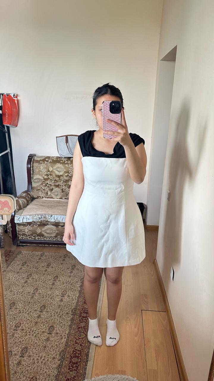 Белое платье Zara