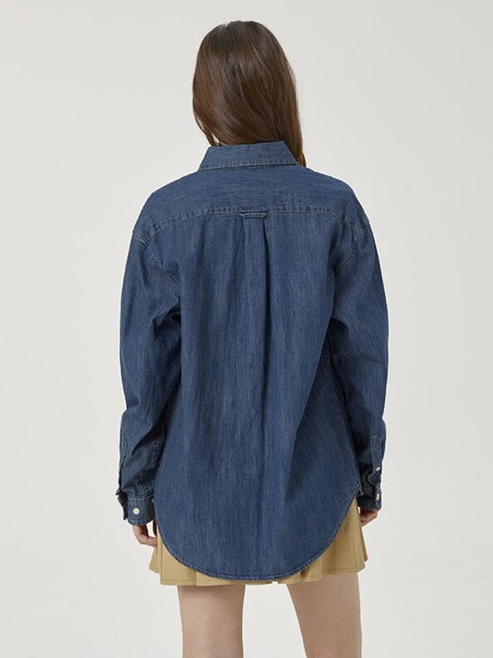 рубашка из денима