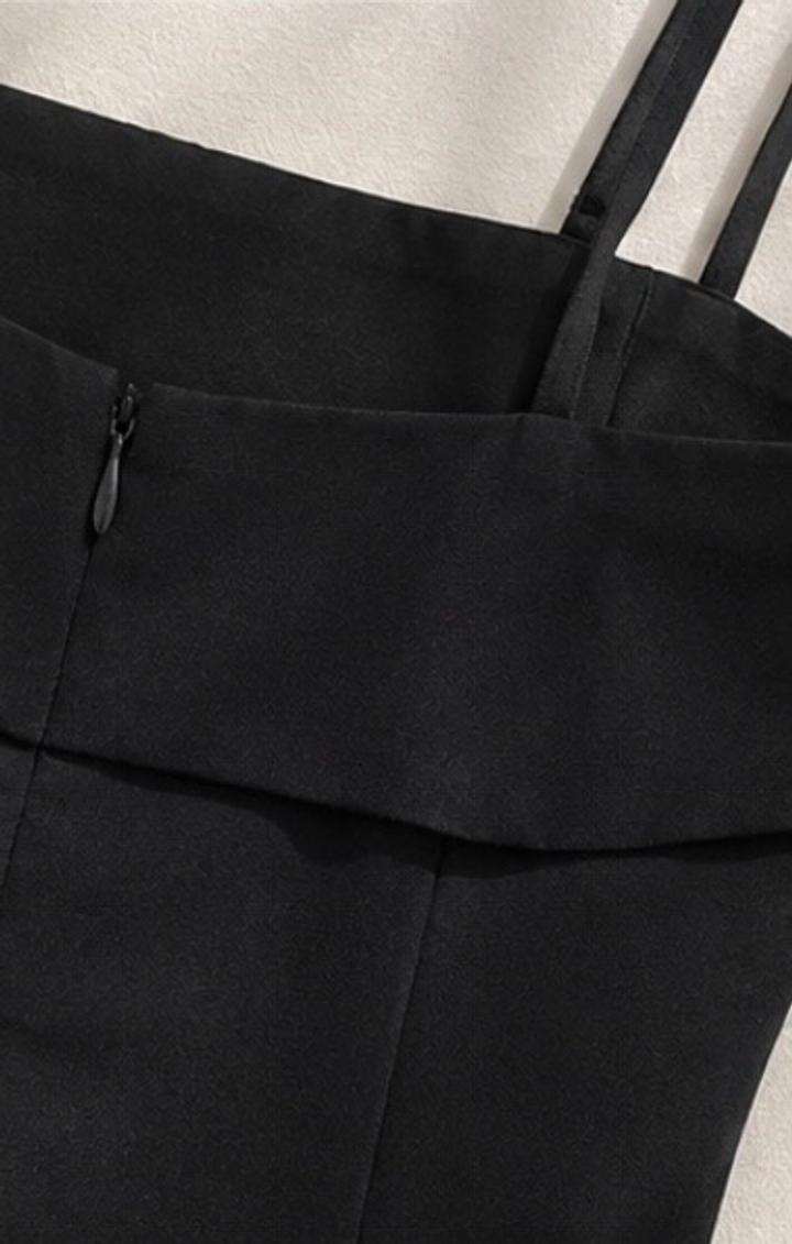 мини черное платье от stradivarius